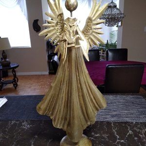 Golden Angel with dove